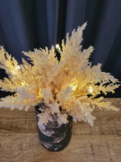 Countryfield Astilbe boeket met LED verlichting lichtbruin Outlet