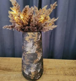 Countryfield Astilbe boeket met LED verlichting donkerbruin Sale