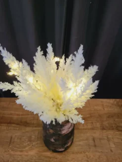 Countryfield Astilbe boeket met LED verlichting wit Clearance