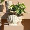 Countryfield Bloempot Ribbel Creme L Best