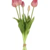 Countryfield Boeket kunstbloemen Tulip Greigii paars New