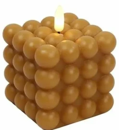 Countryfield Bolletjes kaars LED Lyon amber M Best