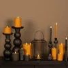 Countryfield Dinerkaars LED Diner rustiek amber met beweegbare vlam – 2 stuks Hot