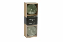 Countryfield Drijfkaars Bollie set van 3 groen- diverse afmetingen Sale