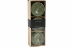 Countryfield Drijfkaars Bollie set van 3 groen- diverse afmetingen Sale