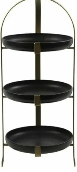 Countryfield Etagere Montrel S zwart / messing Outlet