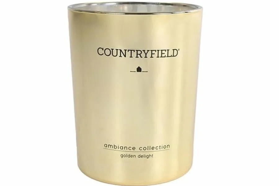 Countryfield Geurkaars Golden Delight goud - M of L Outlet