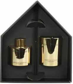 Countryfield Golden Delight Gift box geurstokje & kaars goud Outlet
