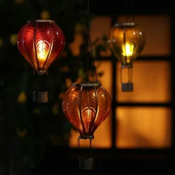 Countryfield Hanger hetelucht ballon Solar LED set van 3 Multicolor - M Clearance