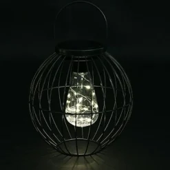 Countryfield Hanglamp LED solar Arli L zwart Clearance