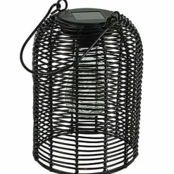 Countryfield Hanglamp solar LED Dara L zwart Clearance