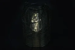 Countryfield Hanglamp solar LED Dara L zwart Clearance
