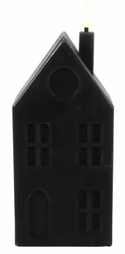 Countryfield Huis kaars LED Lyon L zwart New