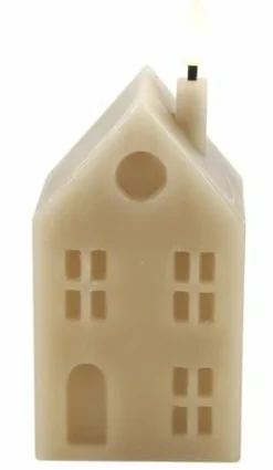 Countryfield Huis kaars LED Lyon M beige Online