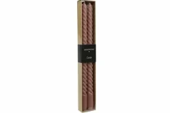 Countryfield Kaars Twirly set van 2 roze kaarsen Discount