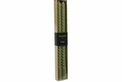 Countryfield Kaars Twirly set 2 kaarsen lichtgroen - diverse afmetingen Hot