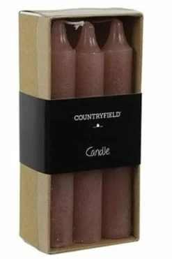 Countryfield Kaars Vela roze - diverse afmetingen New
