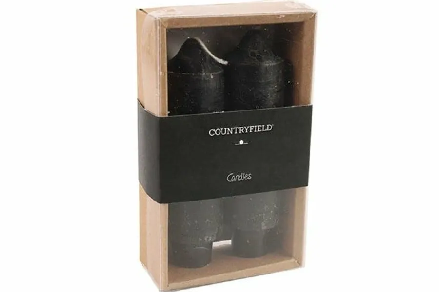 Countryfield Kaars Vela zwart - diverse afmetingen Best