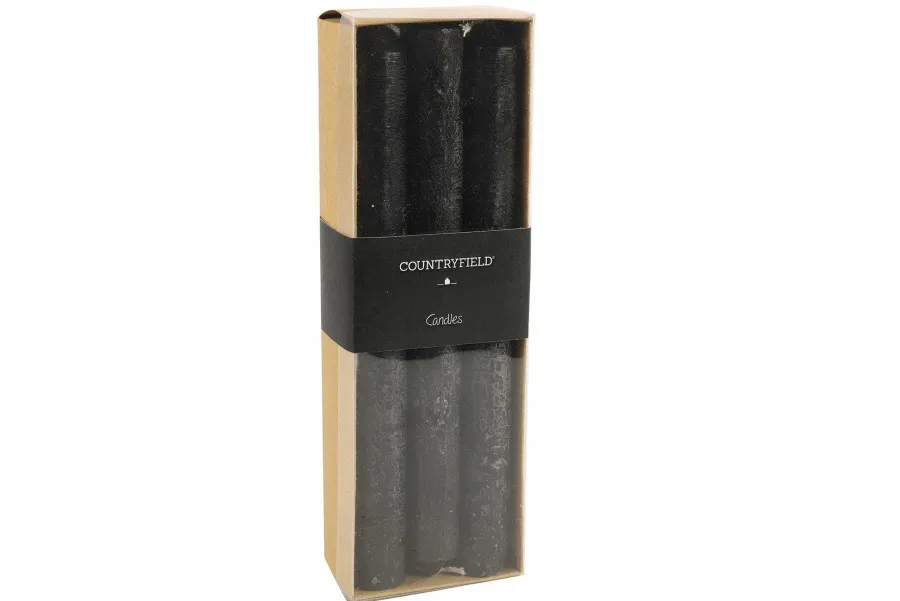 Countryfield Kaars Vela zwart - diverse afmetingen Best