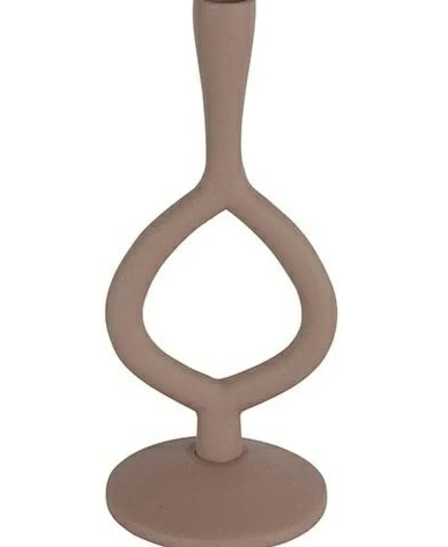 Countryfield Kandelaar Levie oud roze L 27 cm hoog Hot