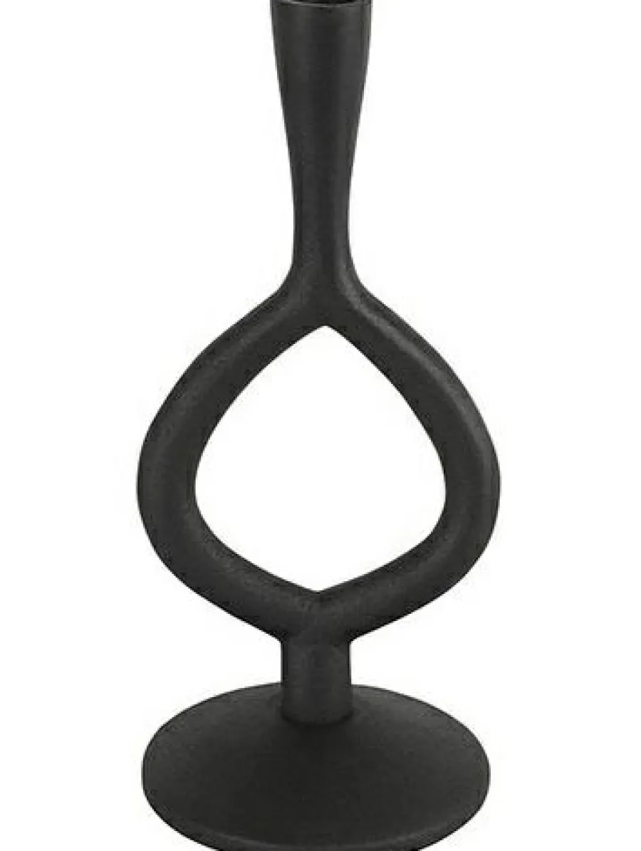 Countryfield Kandelaar Levie zwart 27 cm hoog Outlet