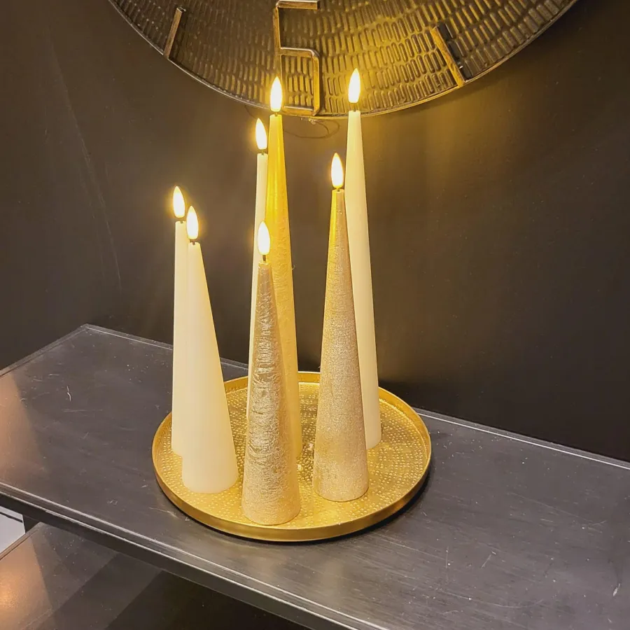Countryfield Kegelkaars Ø5CM LED Lyon M beige Clearance