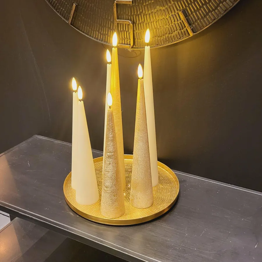 Countryfield Kegelkaars Ø5CM LED Lyon M goud Outlet