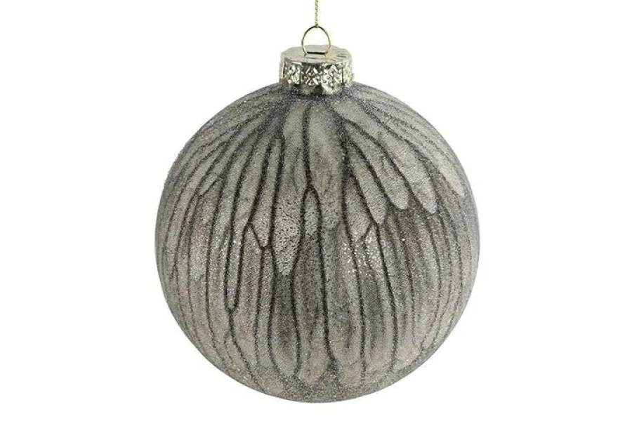 Countryfield Kerstbal Ribes L grijsbruin - Ø12CM Online