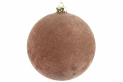 Countryfield Kerstbal Yana L roze - Ø12CM New