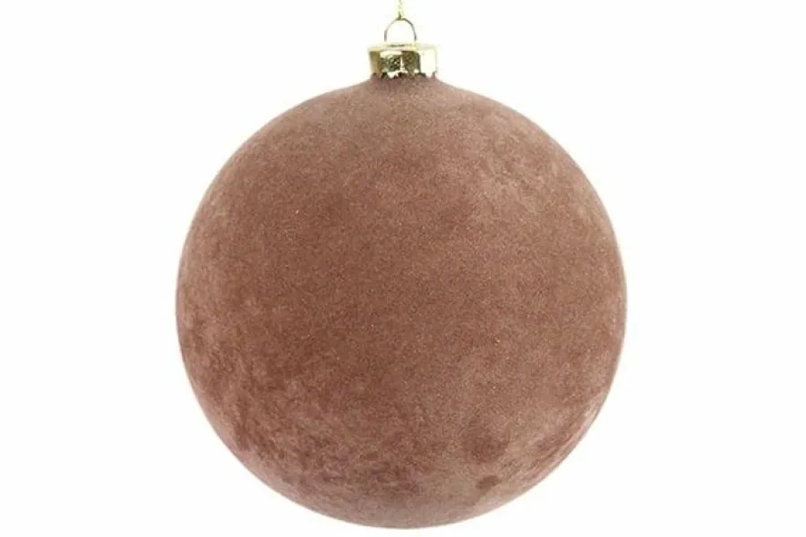 Countryfield Kerstbal Yana L roze - Ø12CM New