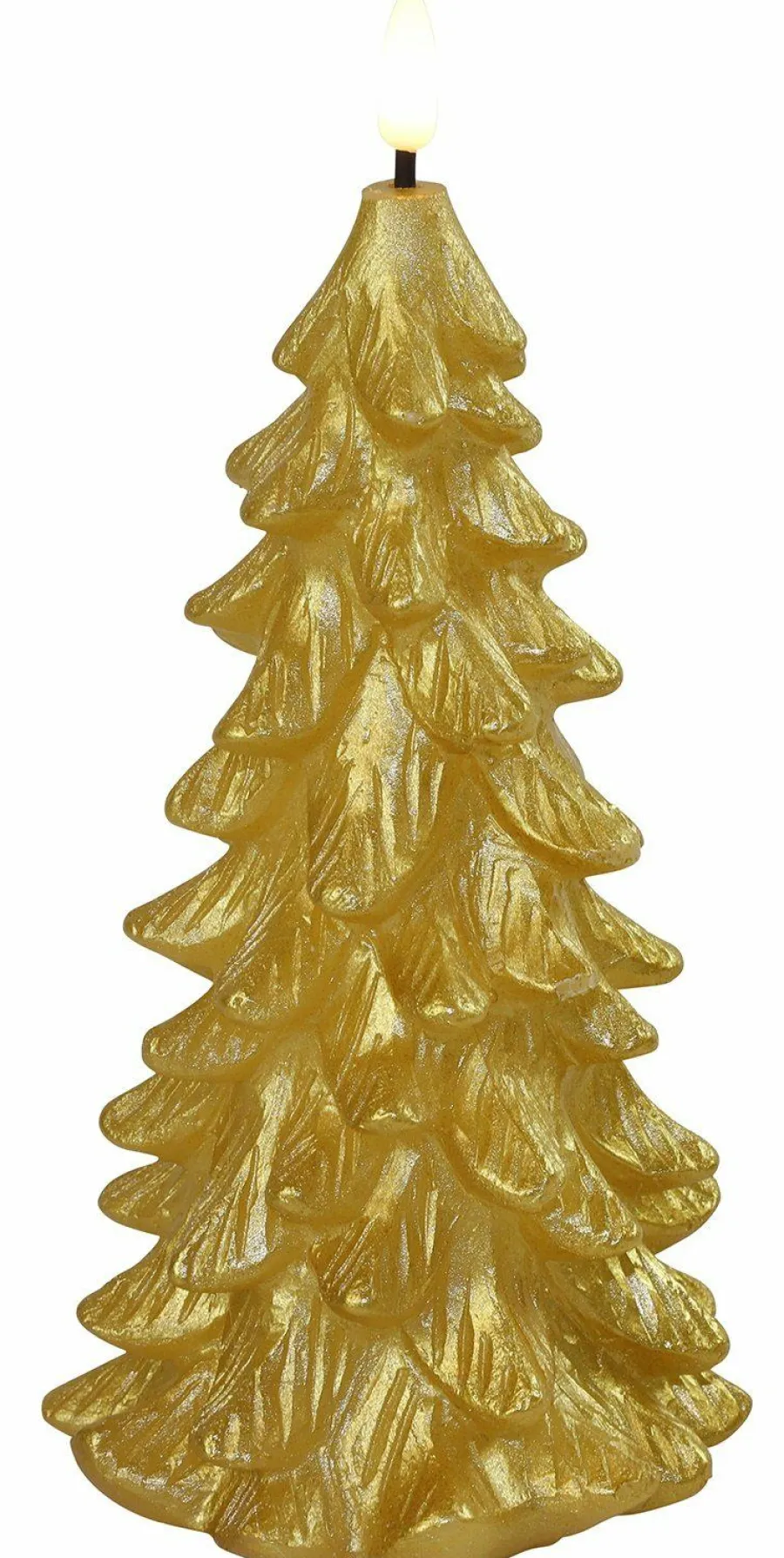 Countryfield Kerstboomkaars LED Lyon XL goud Hot