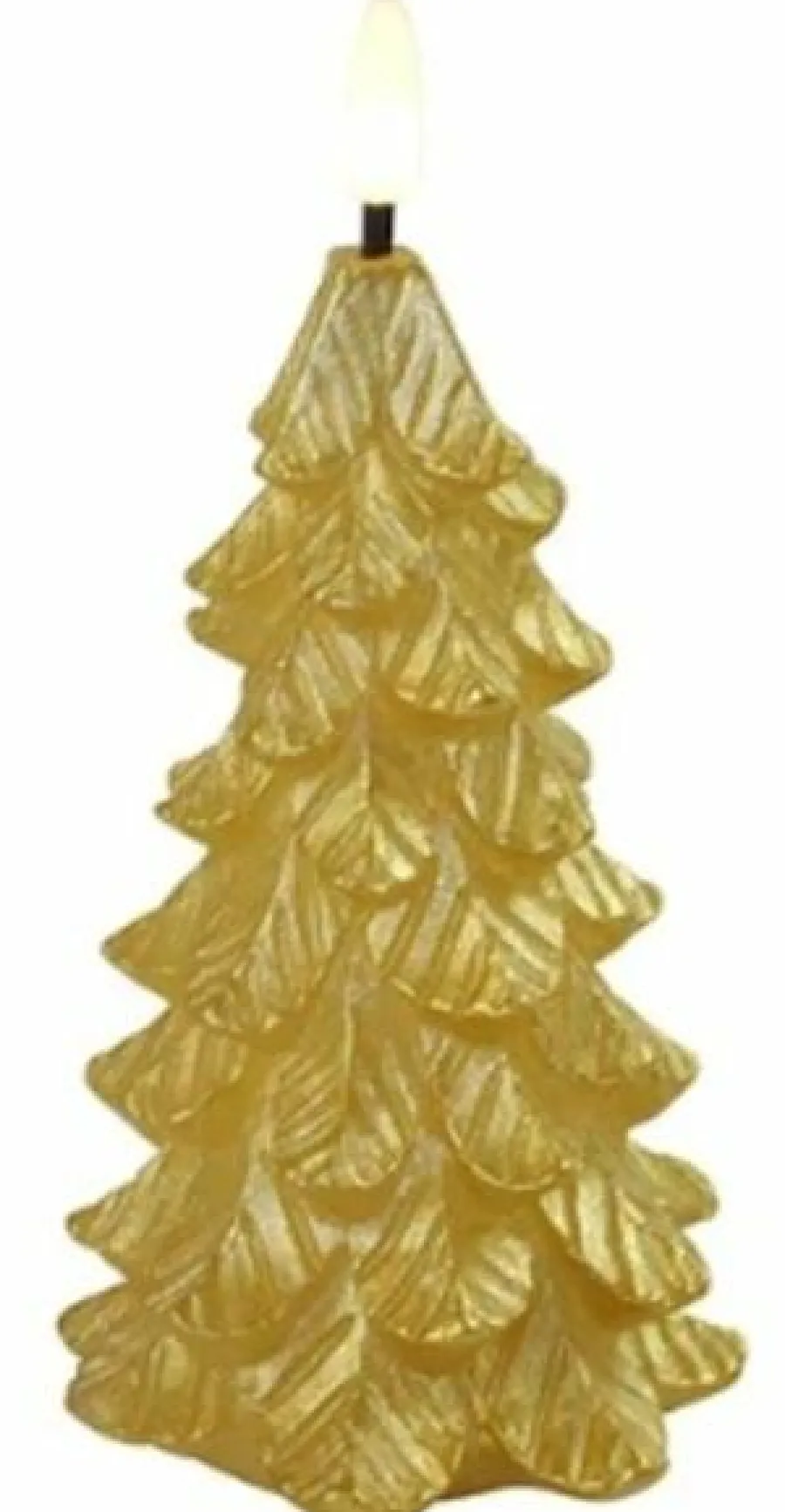 Countryfield Kerstboomkaars LED Lyon XL goud Hot