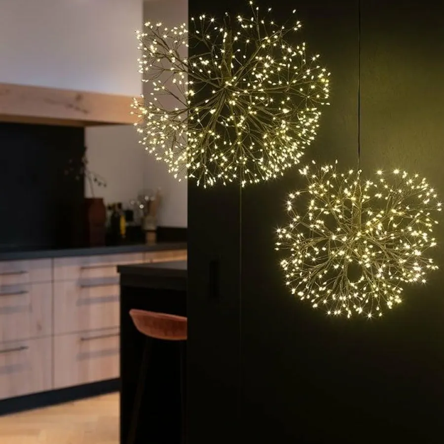 Countryfield Kerstverlichting LED timer Apollo zwart - 2 afmetingen Hot