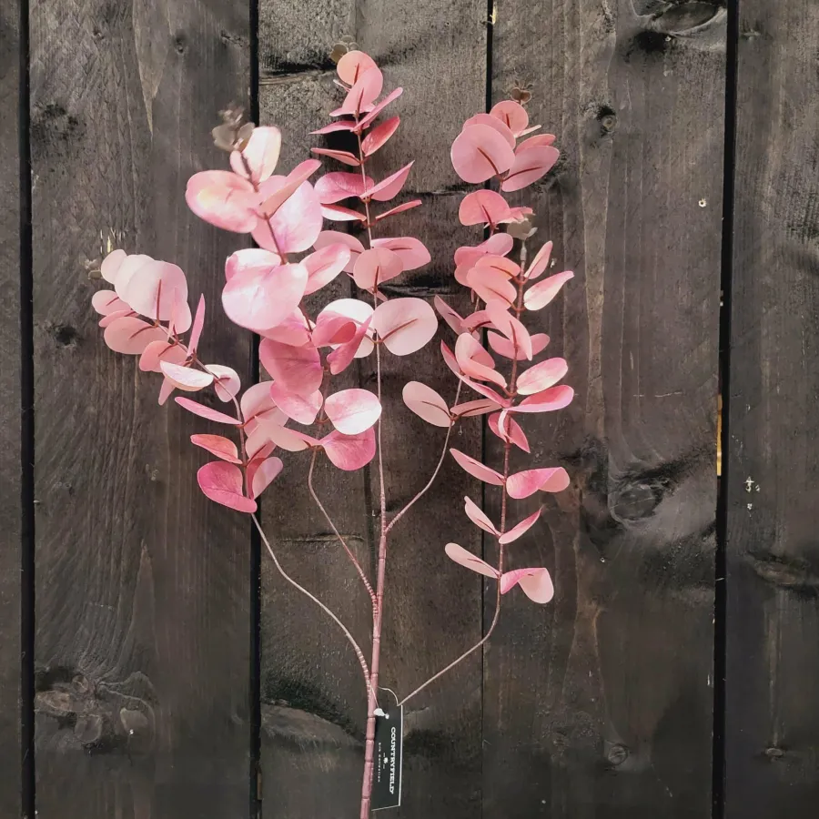 Countryfield Kunstblad Eucalipthus Cinerea roze New
