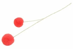 Countryfield Kunstdeco Pom Pom Set van 3 takken oranje - 16 x 16 x 75 cm Outlet
