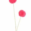Countryfield Kunstdeco Pom Pom Set van 3 takken roze - 16 x 16 x 75 cm Outlet