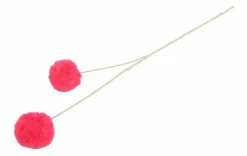 Countryfield Kunstdeco Pom Pom Set van 3 takken roze - 16 x 16 x 75 cm Outlet