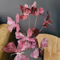 Countryfield Kunstdeco Vlinder Lush Set van 3 takken met 3 vlinders per tak Hot