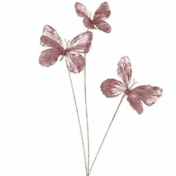 Countryfield Kunstdeco Vlinder Lush Set van 3 roze-L66,04B30,48H15,24CM Sale