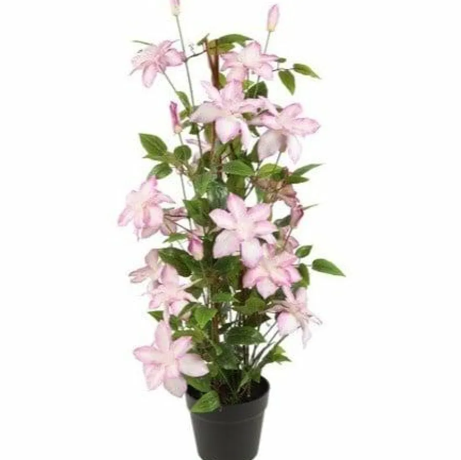 Countryfield Kunstplant Clematis XL roze 94 cm hoog Outlet