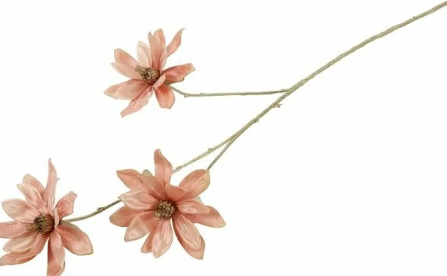 Countryfield Kunsttak Magnolia roze / goud New