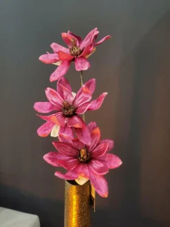 Countryfield Kunsttak Magnolia donkerroze / goud Discount
