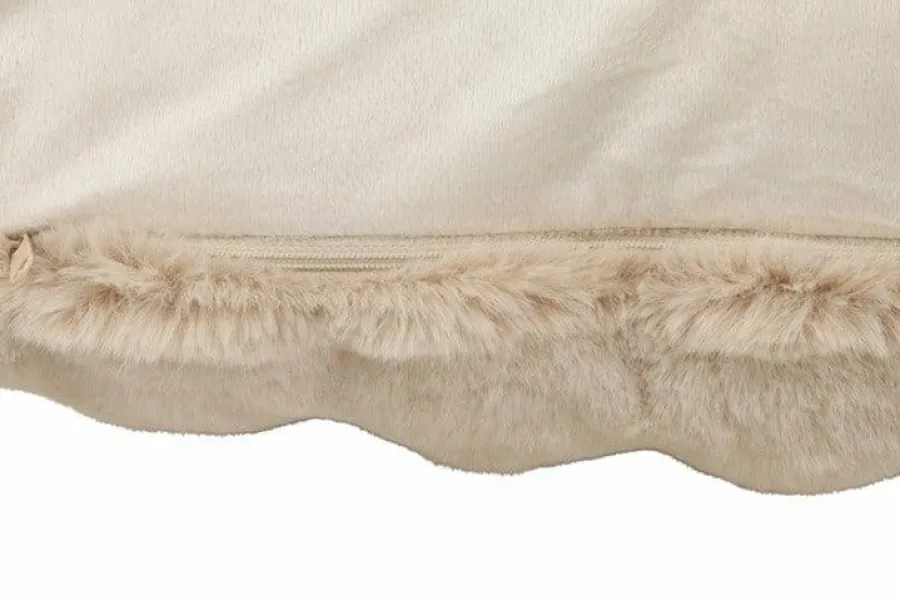 Countryfield Kussen Imitatiebont Cosy Eloise beige-L45B45H12CM