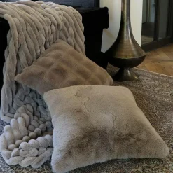 Countryfield Kussen Imitatiebont Cosy Eloise grijs / bruin Online