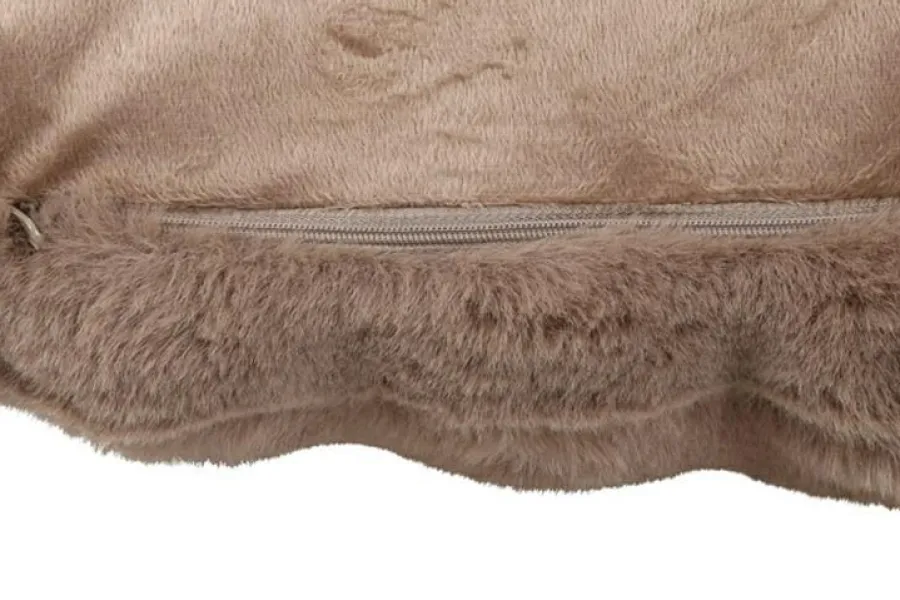 Countryfield Kussen Imitatiebont Cosy Eloise grijs / bruin Online