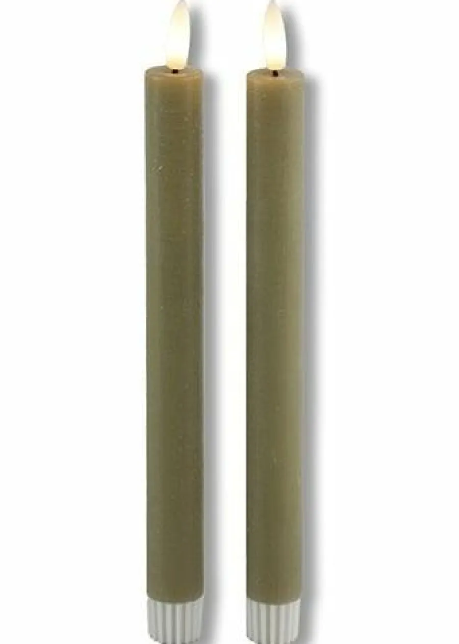 Countryfield LED Licht Dinerkaars Lyon rustiek beige - set van 2 New