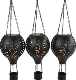 Countryfield Luchtballon solar Yaris zwart set van 3 assorti Outlet