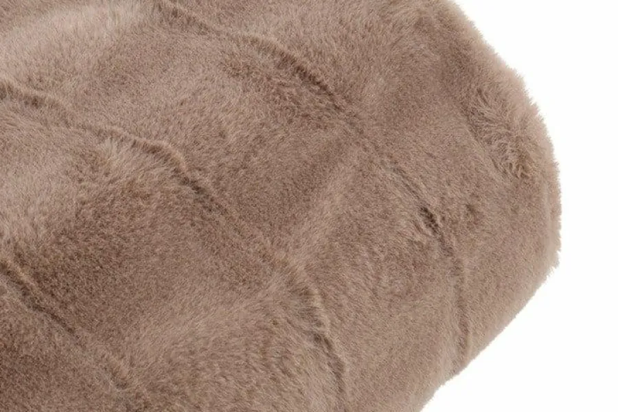 Countryfield Plaid Imitatiebont Cosy Eloise grijs bruin
