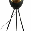 Countryfield Staande lamp E27 Eggy zwart goud Outlet