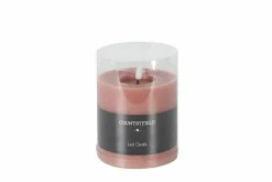 Countryfield Stompkaars rustiek Ø10CM LED Lyon S roze Online